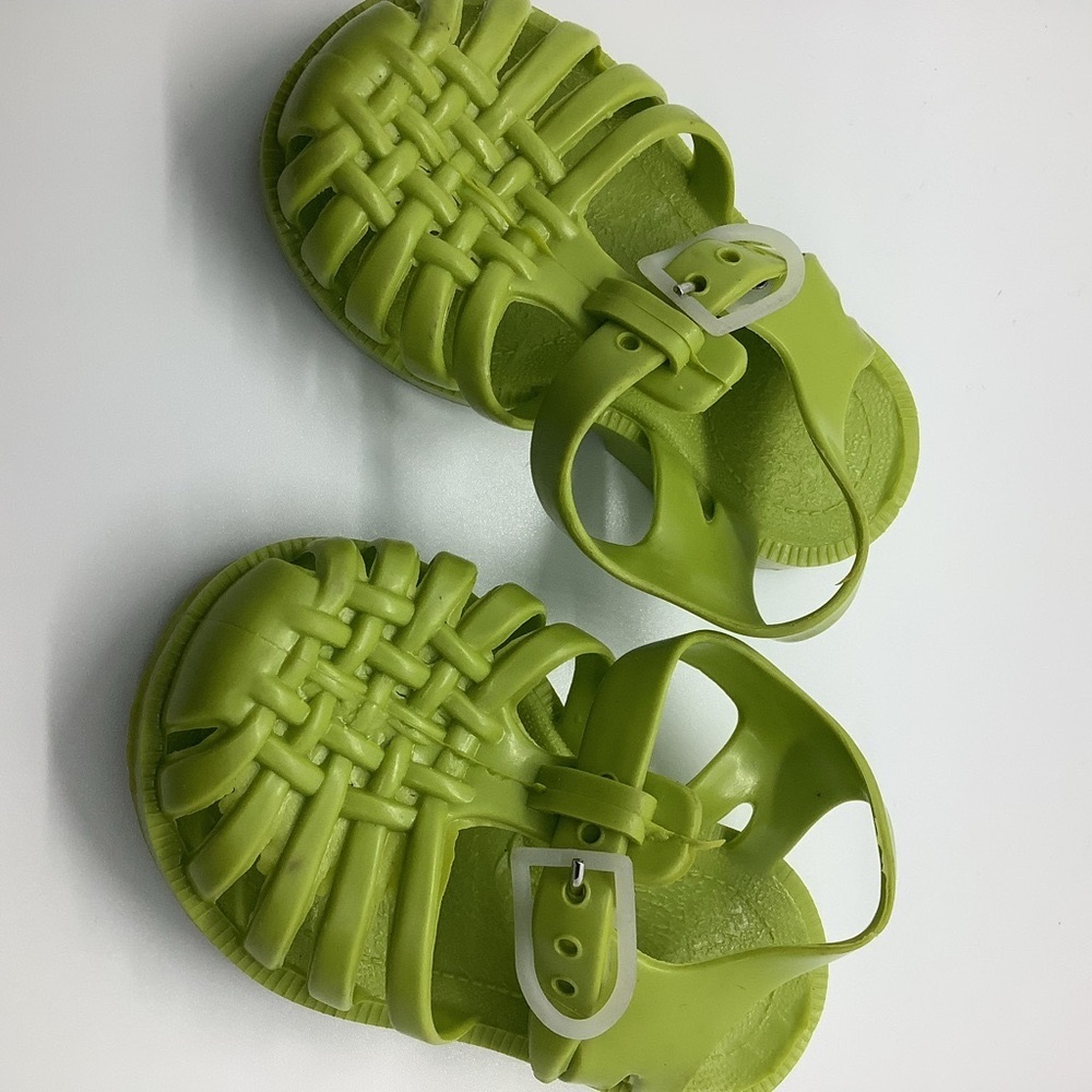 Jellies from France for baby! NEW EURO 20 USA 4.5 orange or chartreuse - Picture 2 of 7